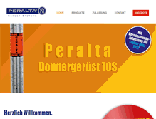 Tablet Screenshot of peralta.de